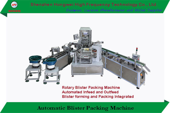 Auto Rotary Blister Packing Machine , Blister Thermoforming Machine For Air Refresher
