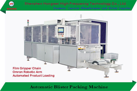 High Speed Automatic Blister Card Packing Machine Disposable Razor With Robotic Arms
