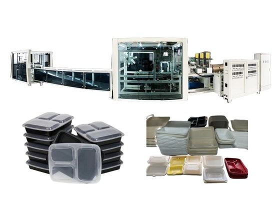 Biodegradable Take Out Disposable Food Container Box Making Machine