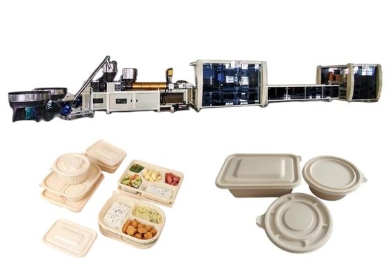 Fast Food Take Away Box Making Machine Disposable Plastic Food Container Machine