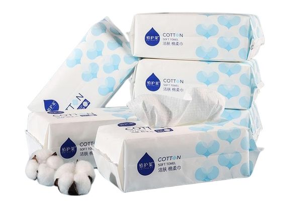 Automatic Cotton Soft Facial Tissue Folding Machine Non Woven Fabric Cotton Tissue Production Line